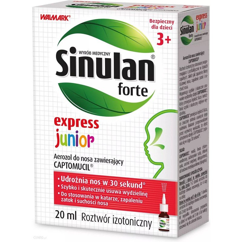 Sinulan Express Forte Junior Nasal Spray 20 ml