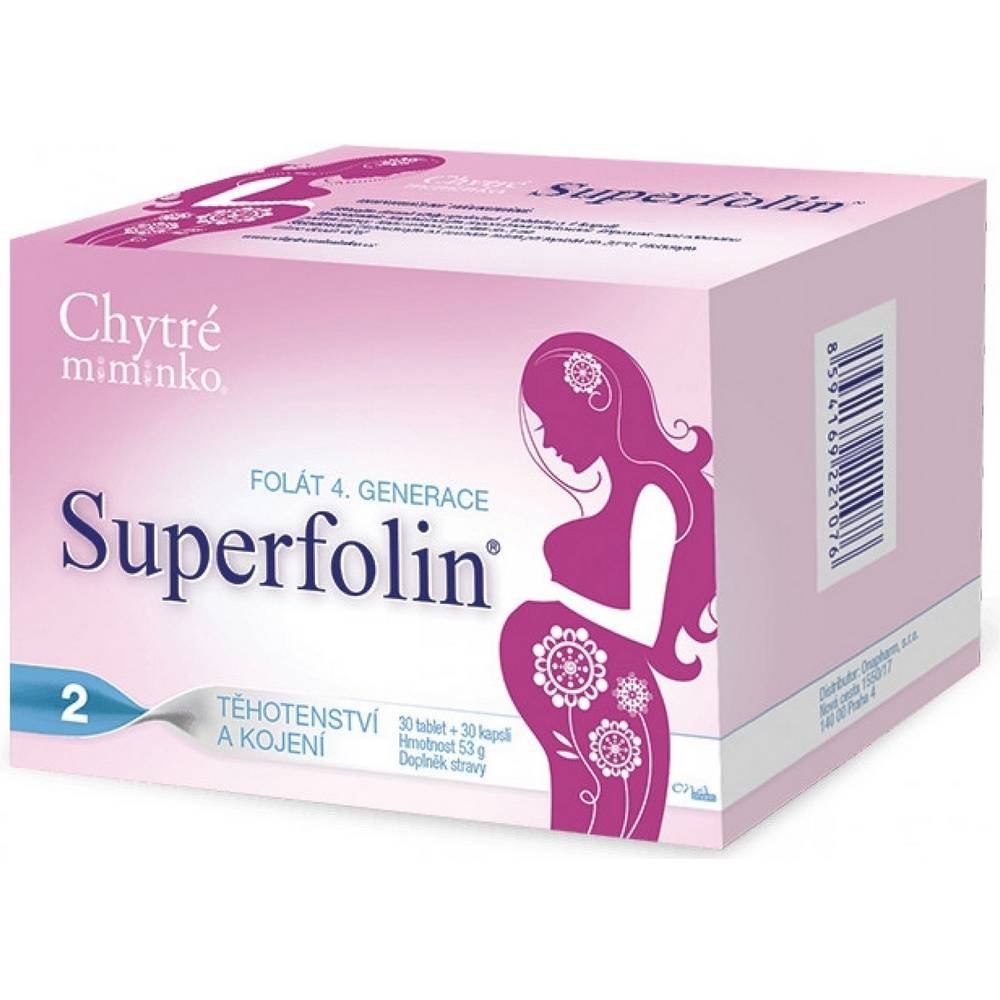 Smart Baby Superfolin 2 Mama 30 Tablets + 30 Capsules