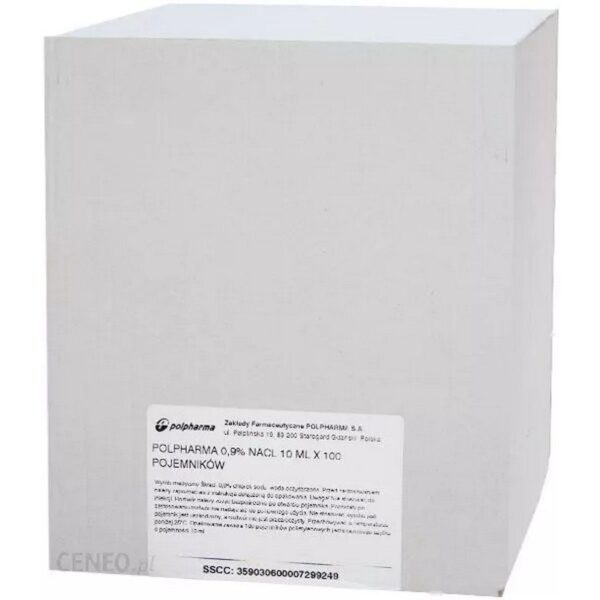 Sodium Chloride Polpharma 0.9% ampoules 10 ml × 100 pcs