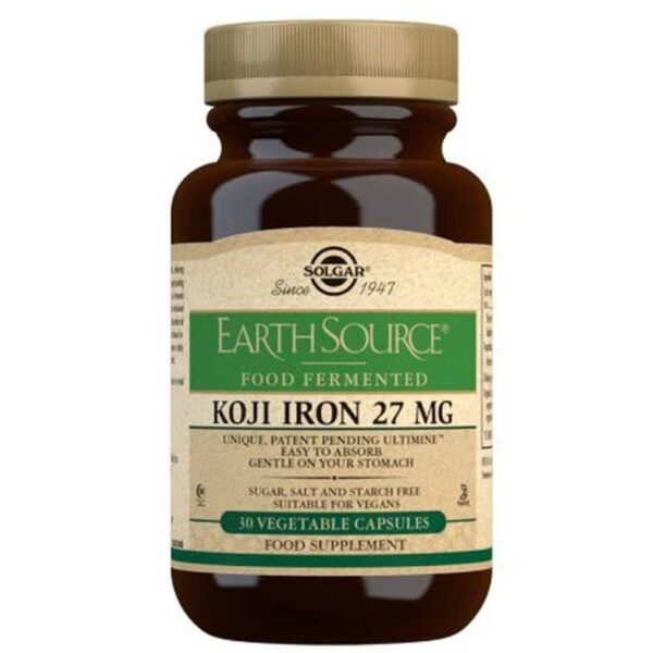 Solgar Earth Source Iron Koji 27 mg capsules 30 pcs