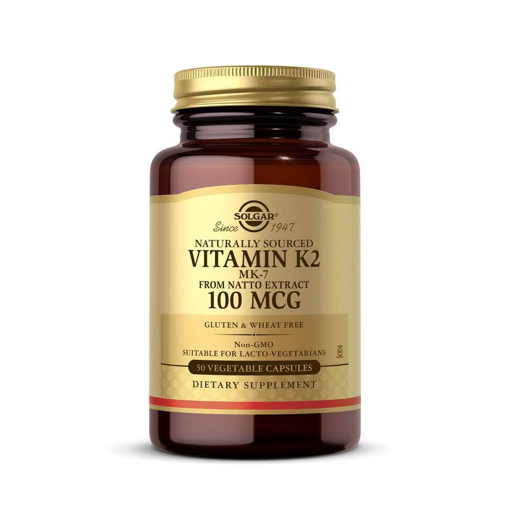 Solgar Natural Vitamin K2 Capsules 50 Pieces