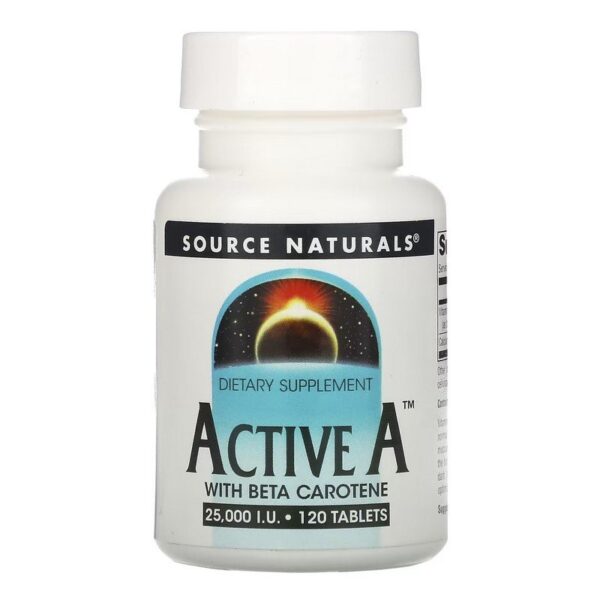 Source Naturals Active A 25000 IU 120 Tablets