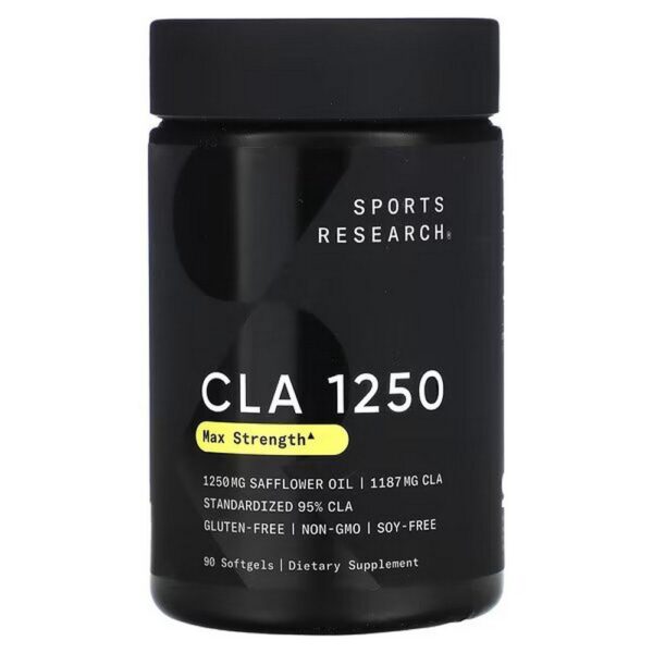 Sports Research CLA 1250 Max Strength – 1250 mg – 90 softgels