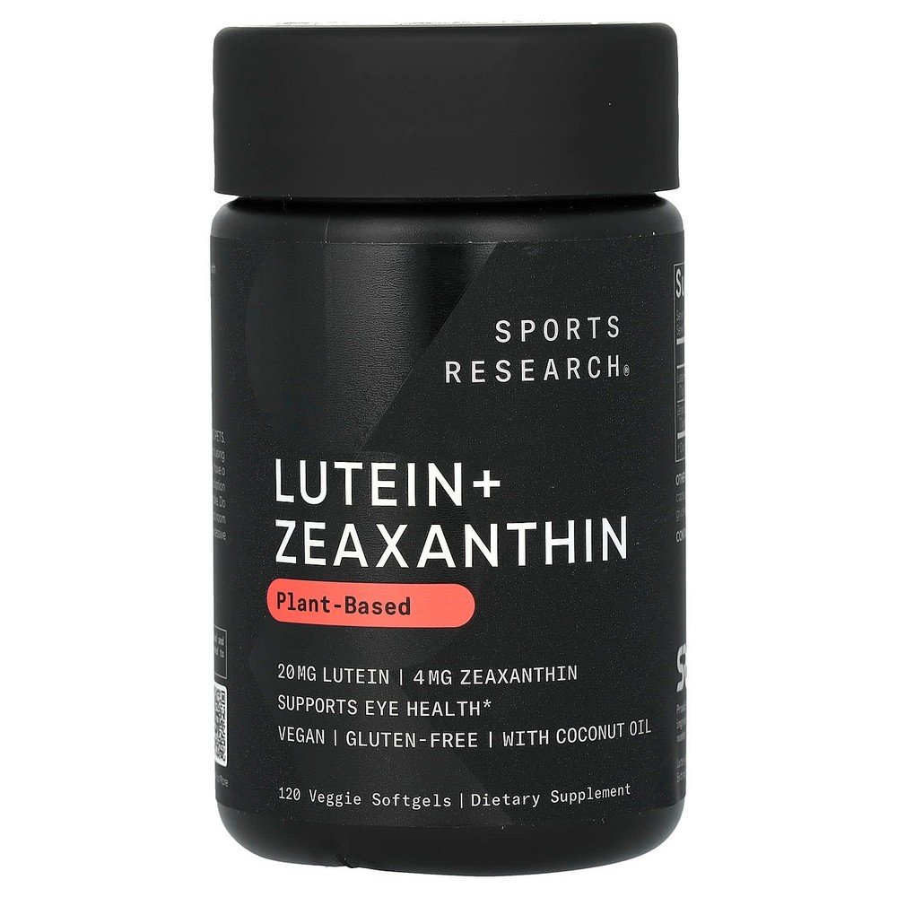 Sports Research Lutein + Zeaxanthin 120 Vegetarian Softgels