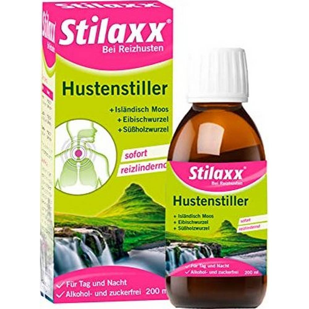 Stilaxx Hustenstiller Sirup — 200 ml (Stilaxx cough suppressant syrup)
