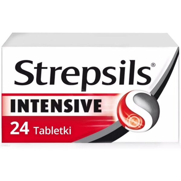 Strepsils Intensive for sore throat lozenges 24 pcs