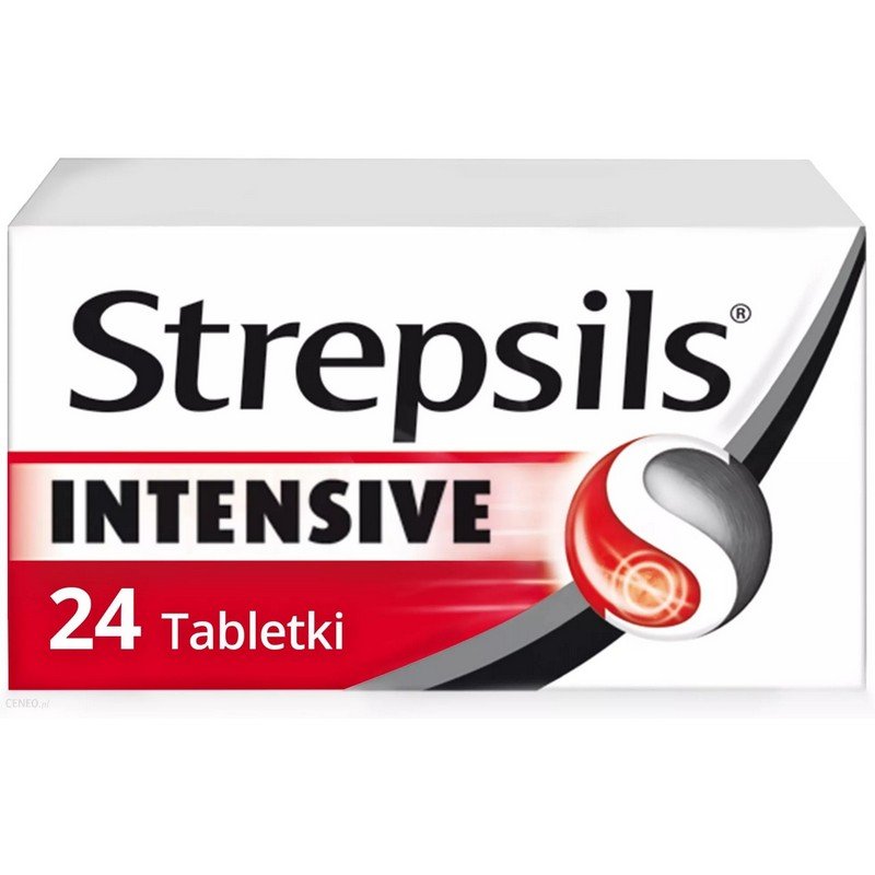 Strepsils Intensive for sore throat lozenges 24 pcs