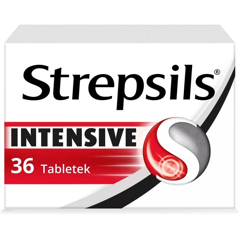 Strepsils Intensive for throat pain lozenges 36 pcs