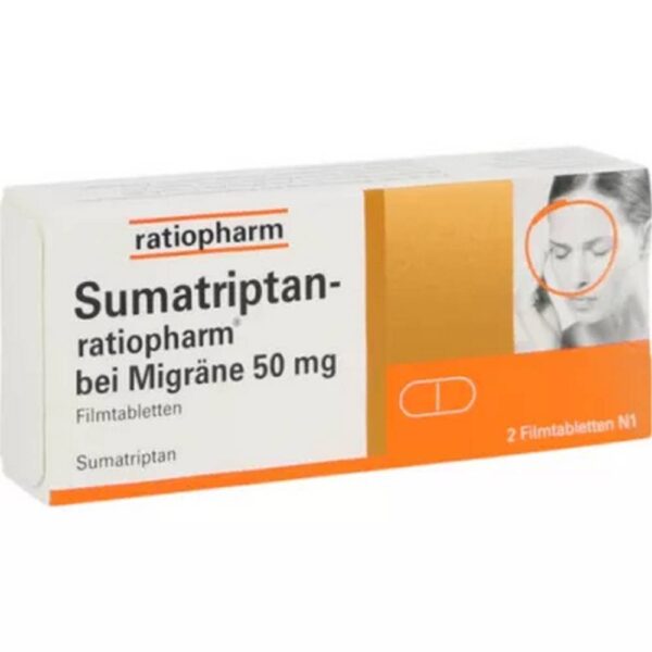 Sumatriptan-ratiopharm 50 mg Tablets 2 pcs
