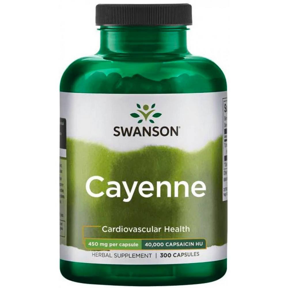 Swanson Cayenne Pepper 450 mg 300 Capsules