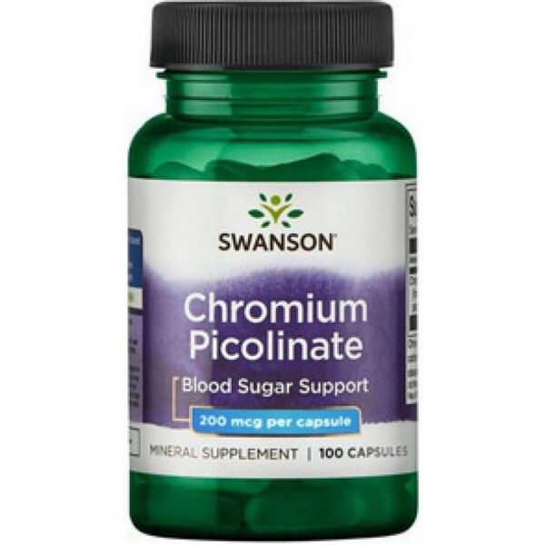 Swanson Chromium Picolinate 200 mcg 100 Capsules