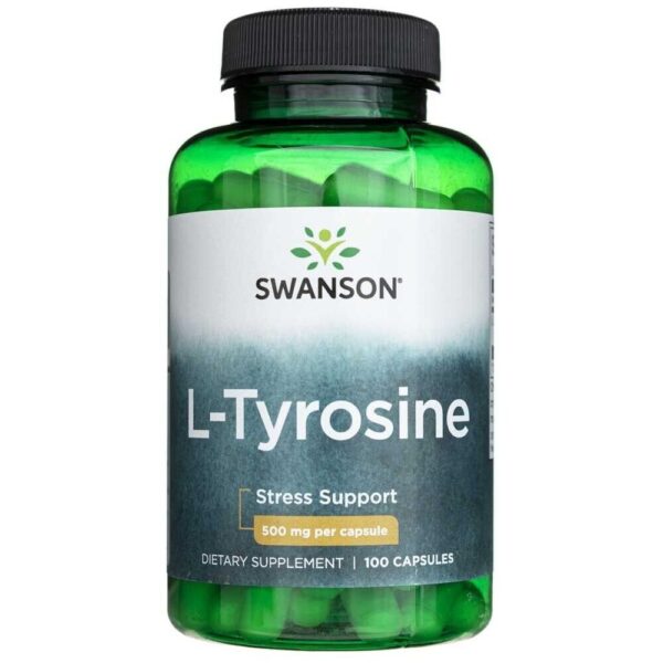 Swanson L-Tyrosine 500mg 100 Capsules