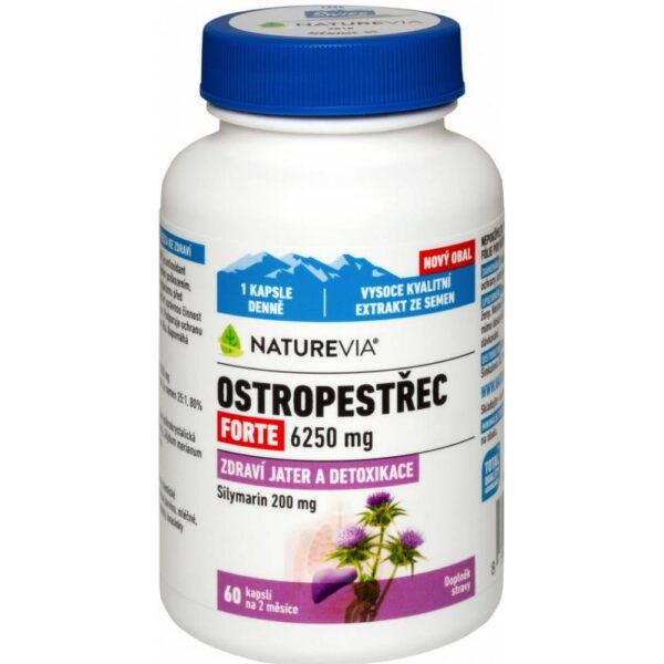 Swiss NatureVia Milk Thistle Forte 60 Capsules