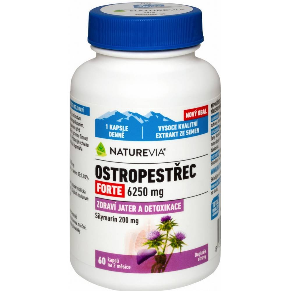 Swiss NatureVia Milk Thistle Forte 60 Capsules