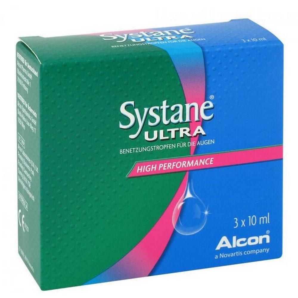 Systane Ultra Moisturizing Eye Drops 3 × 10 ml