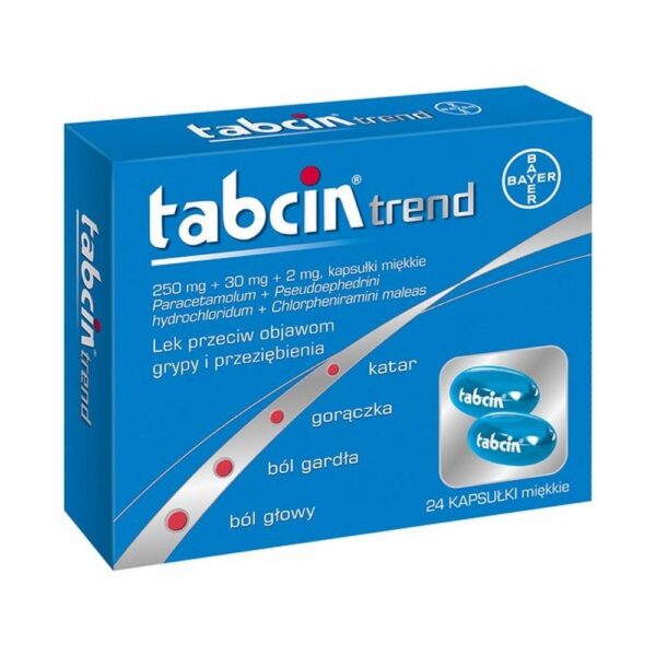 Tabcin Trend Soft Capsules 24 pcs
