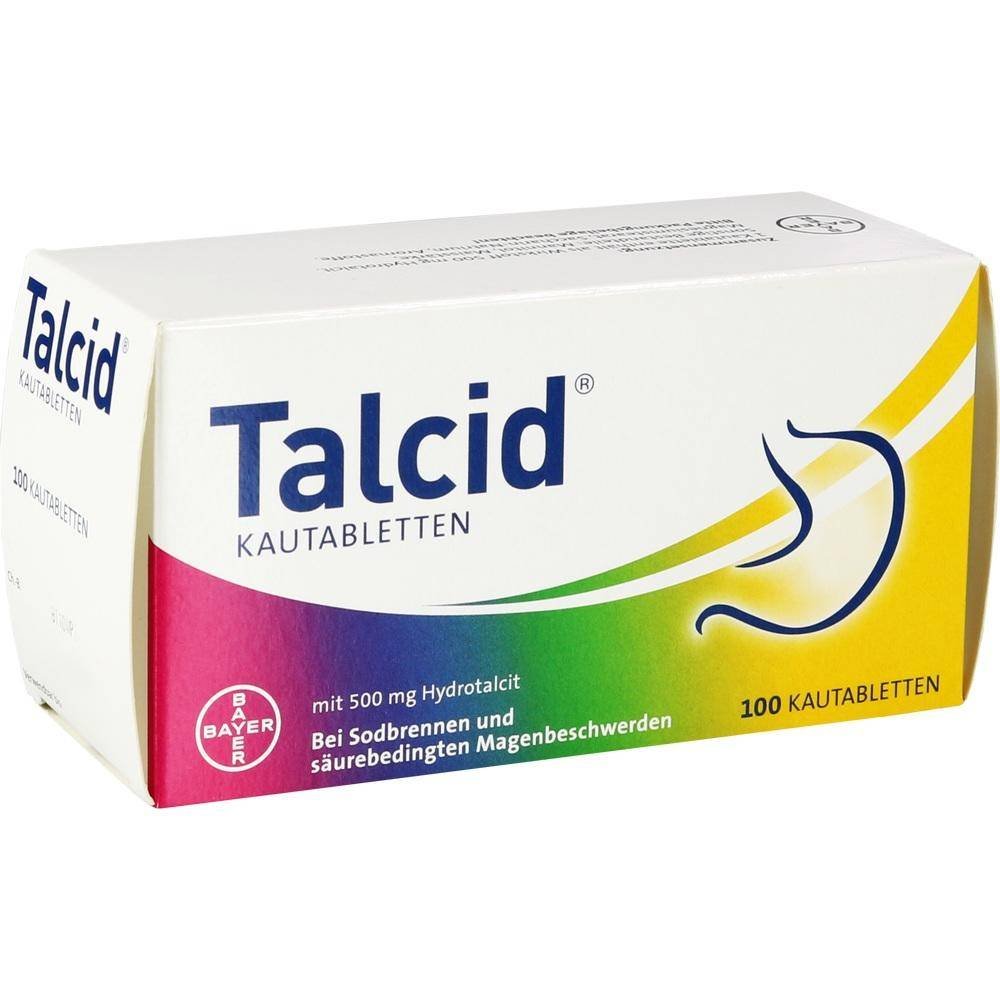 Talcid Chewable Tablets 100 pcs