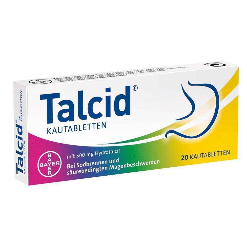 Talcid Chewable Tablets 20 pcs