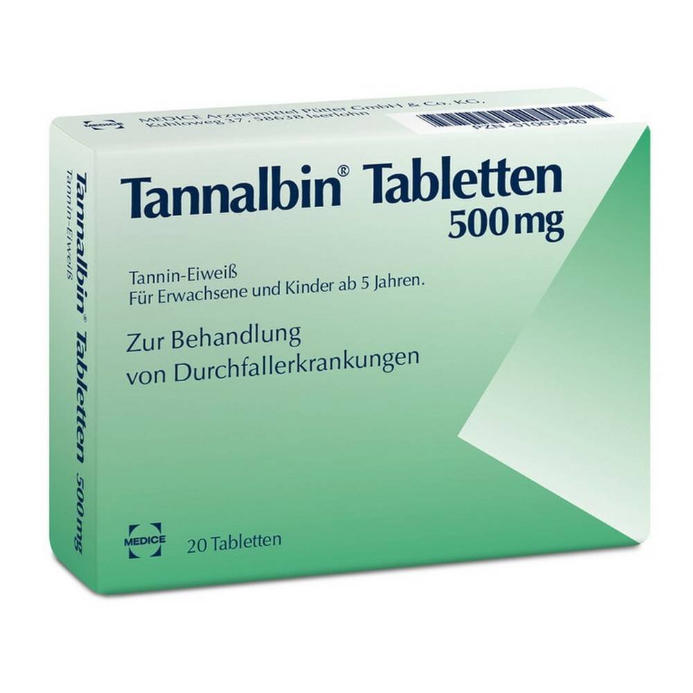 Tannalbin Tablets 20 pcs
