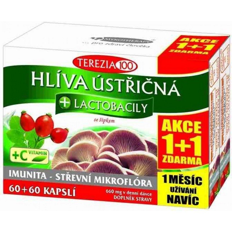 Terezia Company Oyster Mushroom with Lactobacilli 120 Tablets