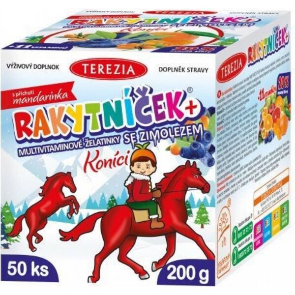 Terezia Rakytníček KONÍCI Sea Buckthorn Gummies 200 g (50 pcs)