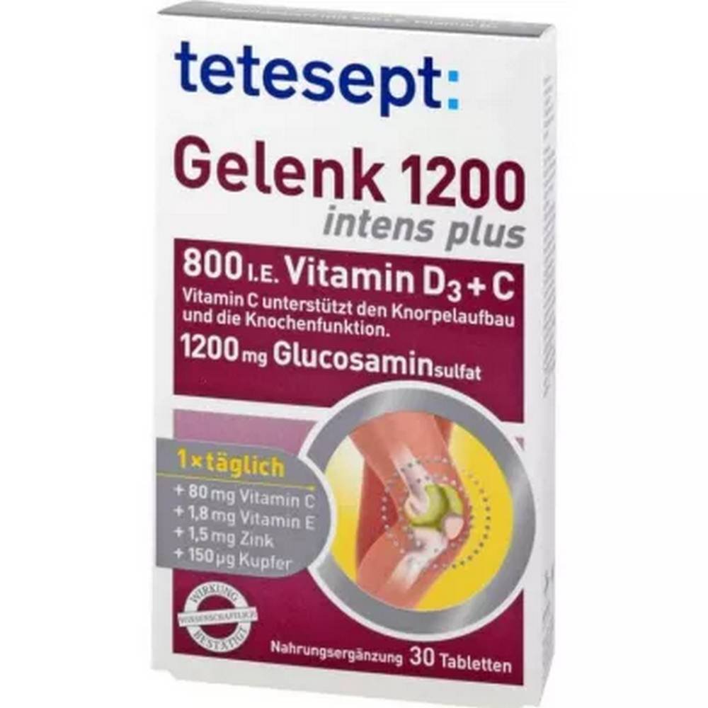Tetesept Joint 1200 Intens Plus Tablets 30 Pieces