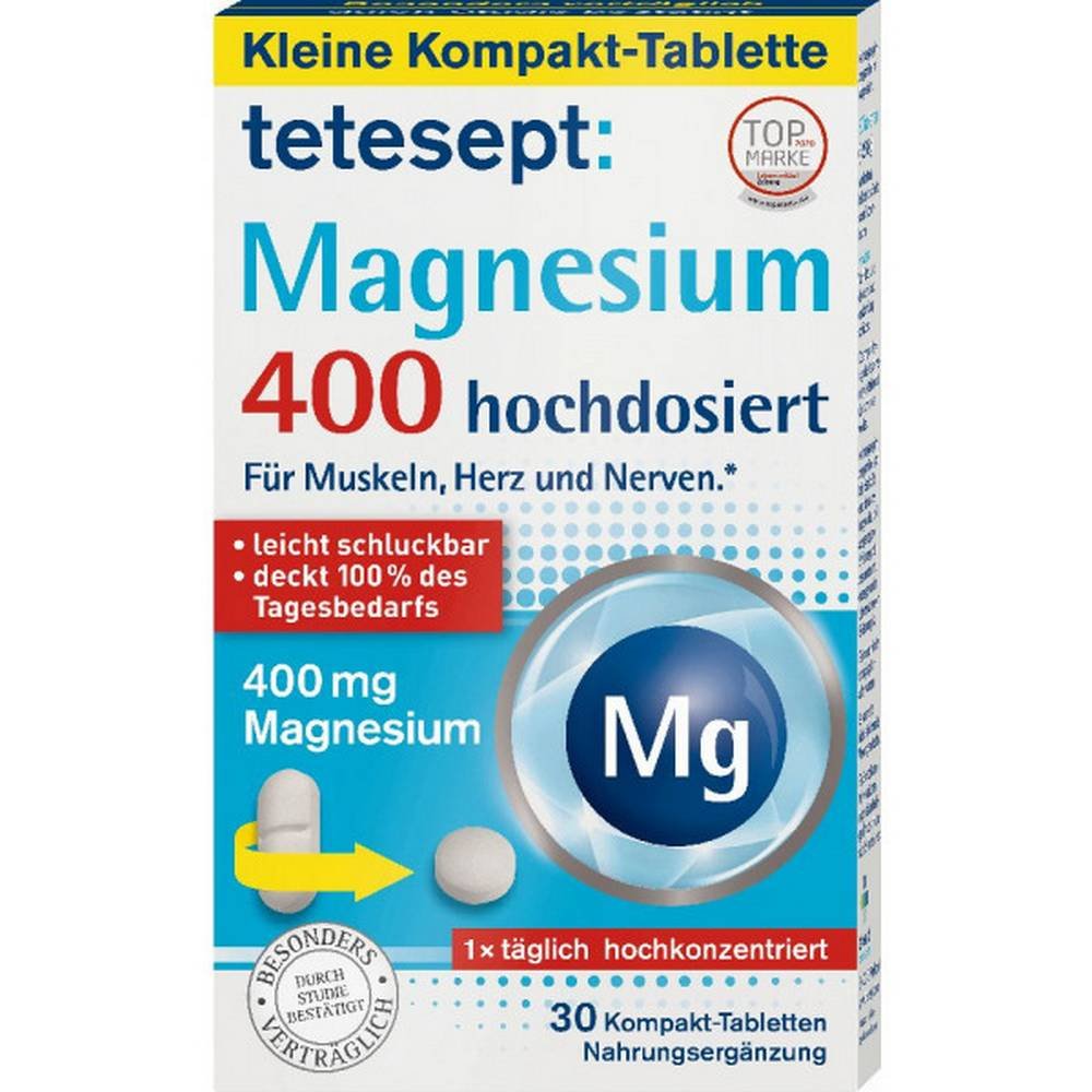 Tetesept Magnesium Potassium 400 30 Pieces