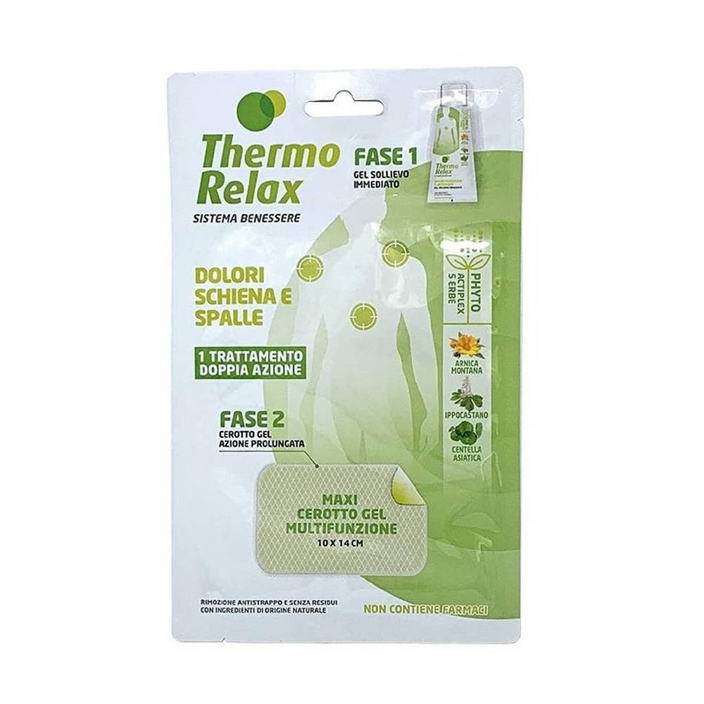 Thermorelax Doppelte Wirkung Pflaster für Rücken und Schultern 10×14cm