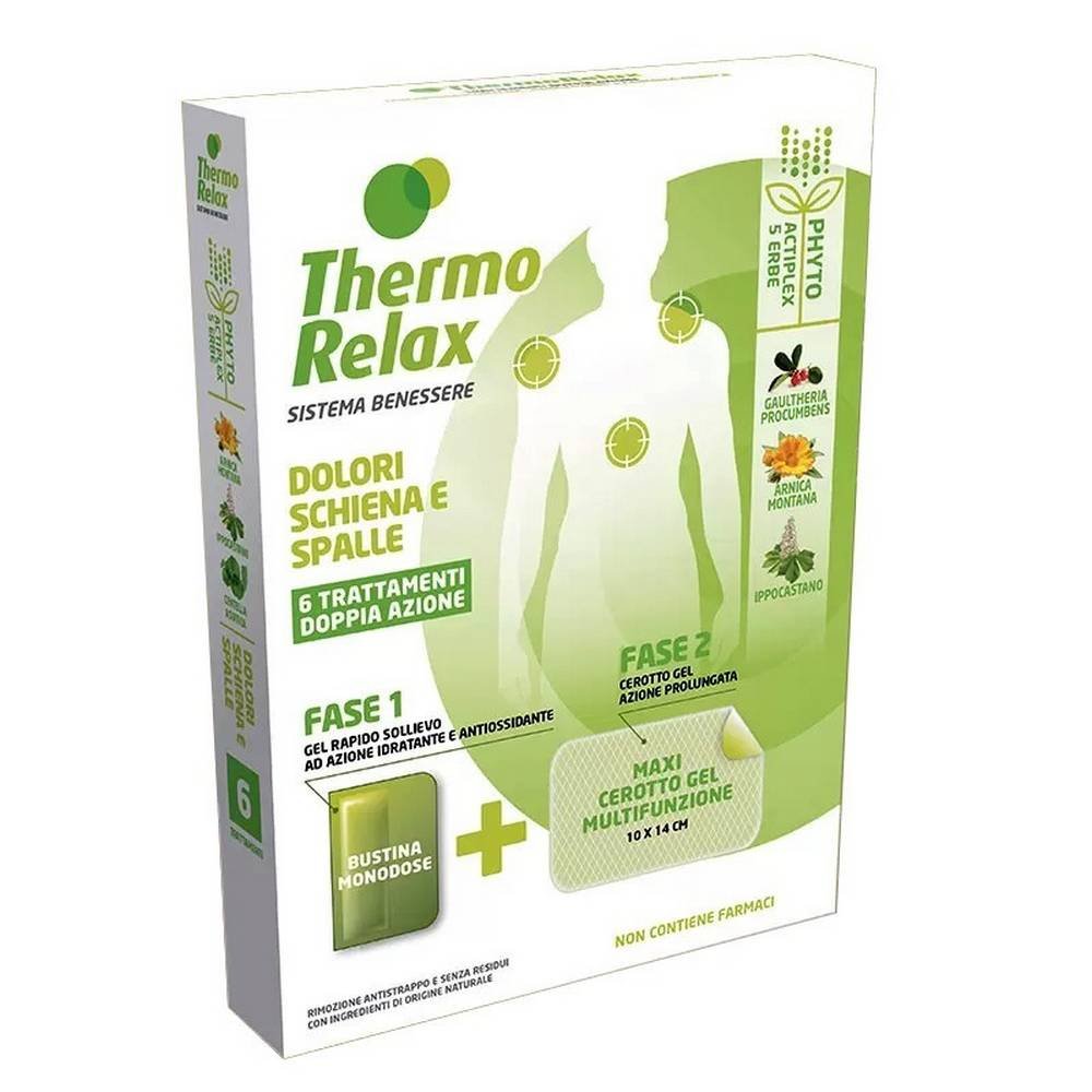 Thermorelax Phyto Gel für Rücken- und Schulterschmerzen 6 Sachets