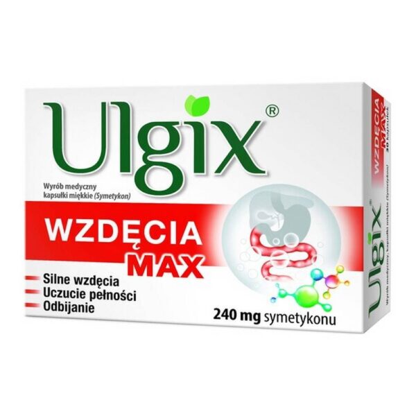Ulgix Flatulence Max Soft Capsules 30 pcs
