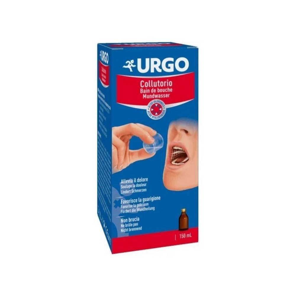 Urgo Medical Mouthwash for Canker Sores and Lesions, 150 ml