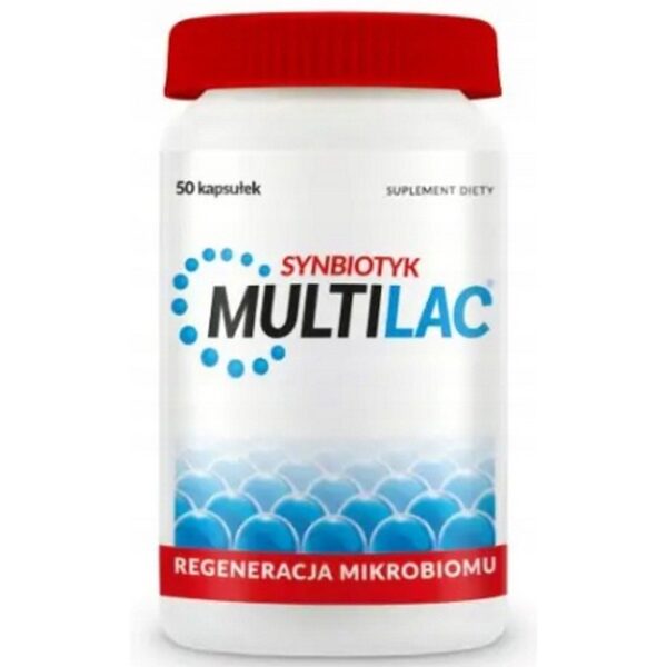 USP Zdrowie Multilac Synbiotic Dietary Supplement 50 pcs