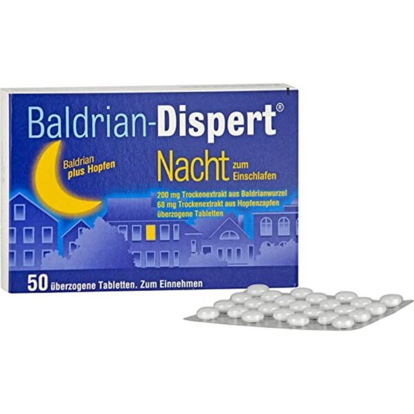 Valerian Dispert Night Tablets 50 pcs