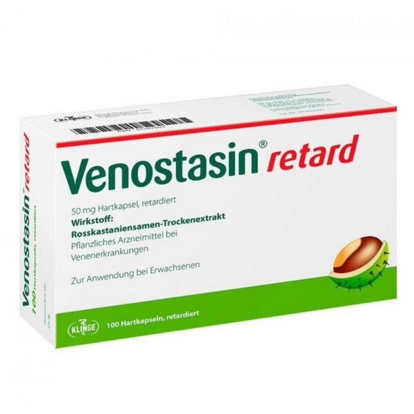 Venostasin Retard 50 mg Delayed-Release Hard Capsules 100 pcs