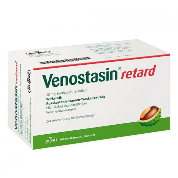Venostasin Retard 50 mg Delayed-Release Hard Capsules 200 pcs