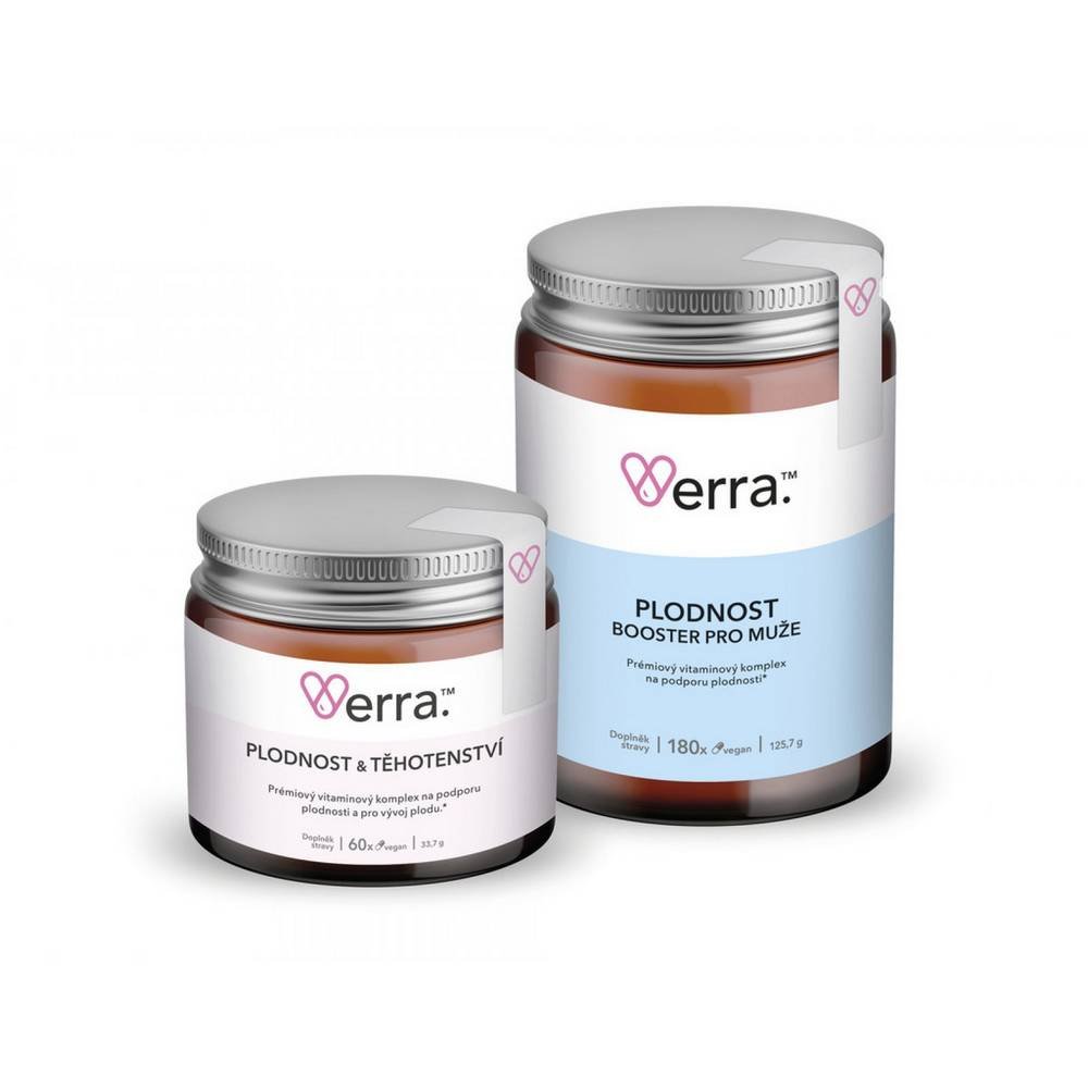 Verra Complex Fertility & Pregnancy 60 Capsules + Fertility Booster for Men 180