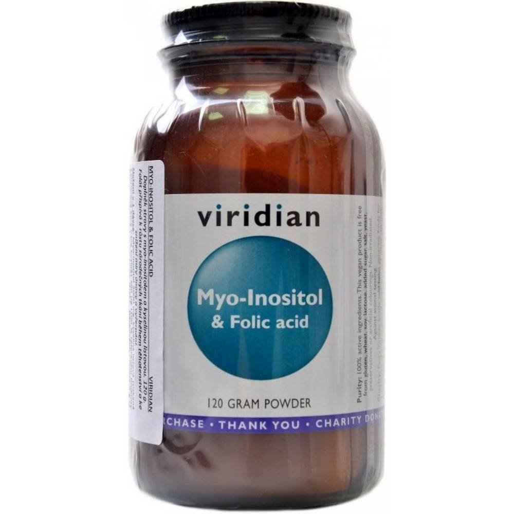 Viridian Nutrition Myo-Inositol & Folic Acid 120