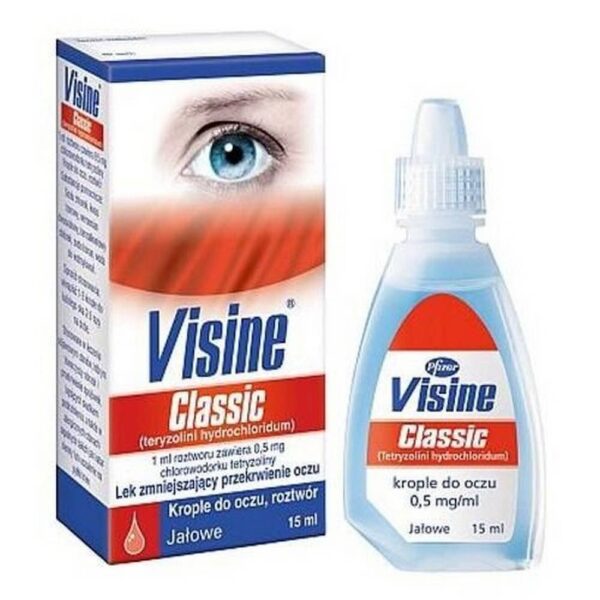 Visine Classic 0.5 mg/ml Eye Drops 15 ml