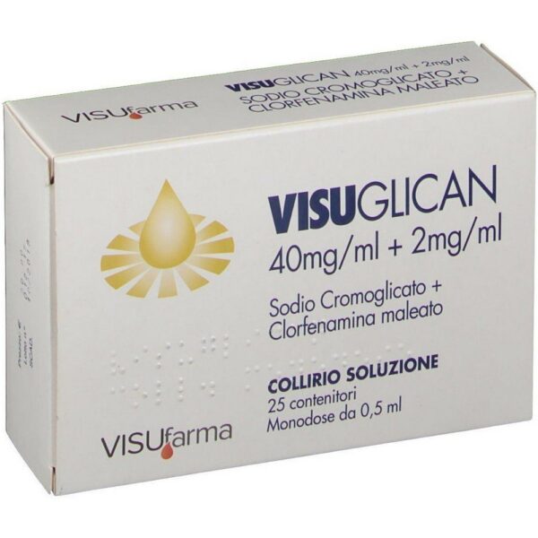 Visuglican 4% + 0.2% Single-Dose Eye Drops 25 × 0.5 ml