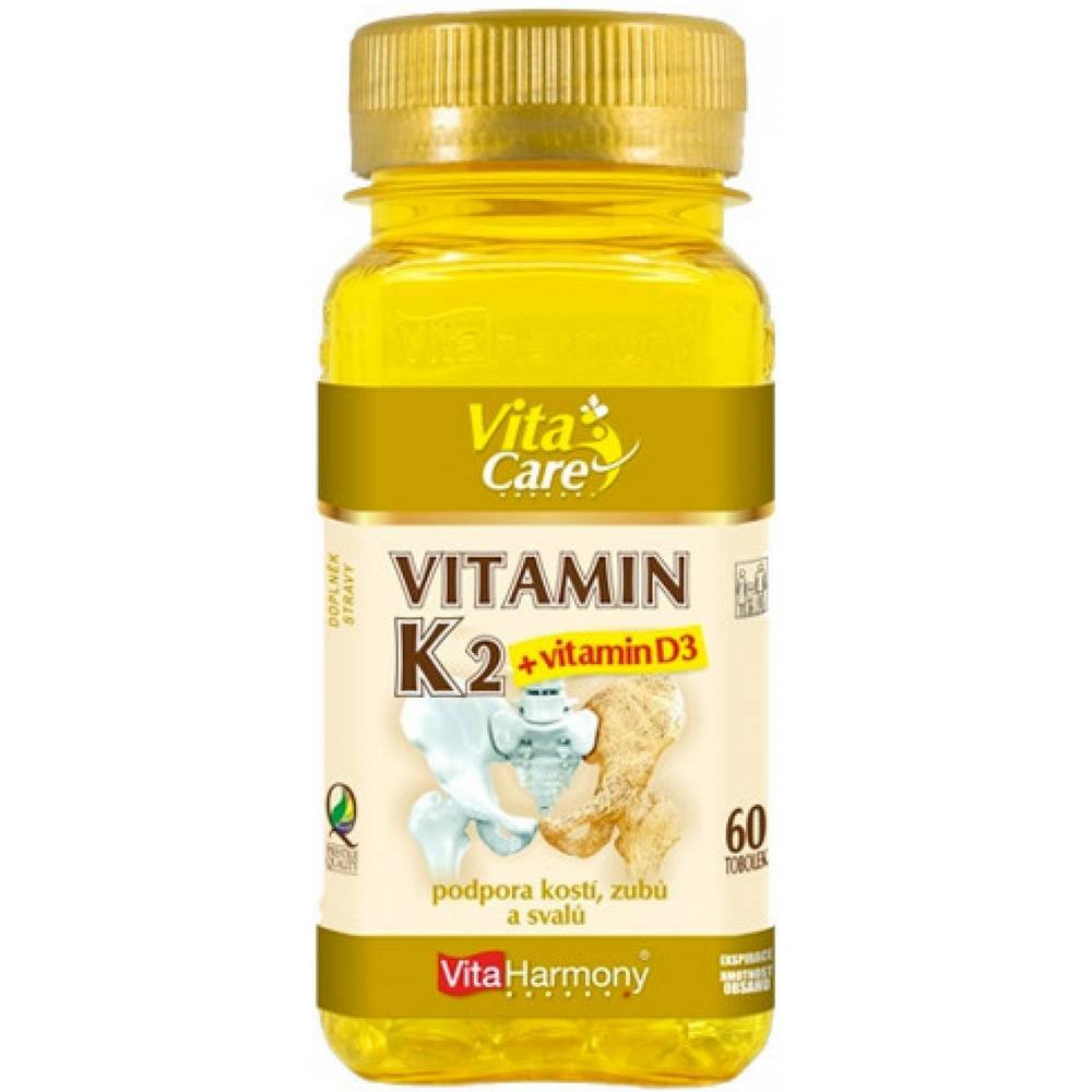 VitaHarmony Vitamin K2 100 mcg + D3 25 mcg 60