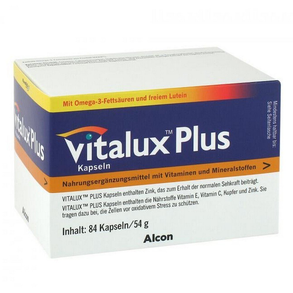 Vitalux Plus Lutein and Omega-3 Capsules 84 pcs