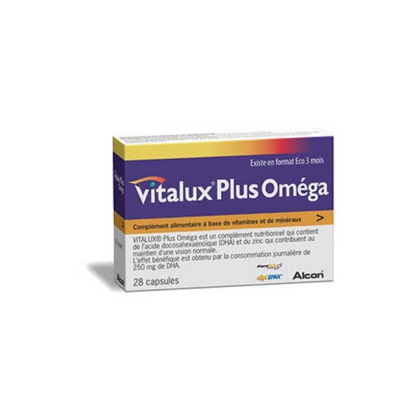 Vitalux Plus Omega – 28 Capsules