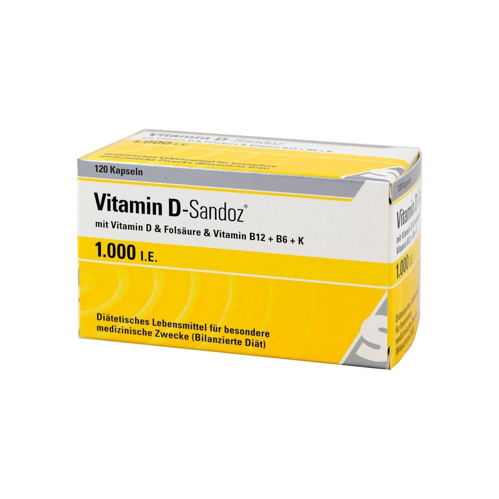 Vitamin D Sandoz 1000 IU 120 Pieces