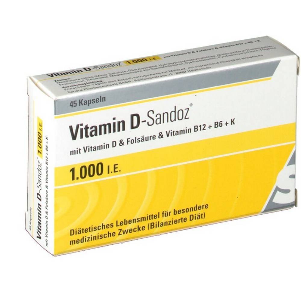 Vitamin D Sandoz 1000 IU 45 Pieces