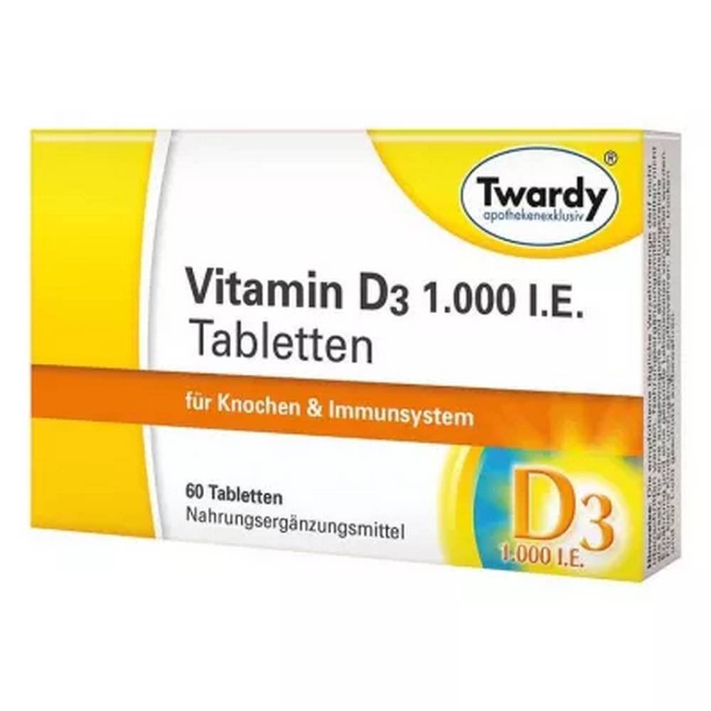 Vitamin D3 1000 IU Tablets 60 Pieces