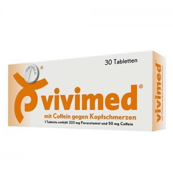 Vivimed with Caffeine for Headache Tablets 30 pcs