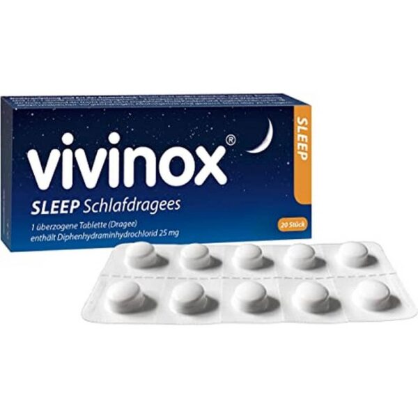 Vivinox Sleep Dragees Coated Tablets 20 pcs