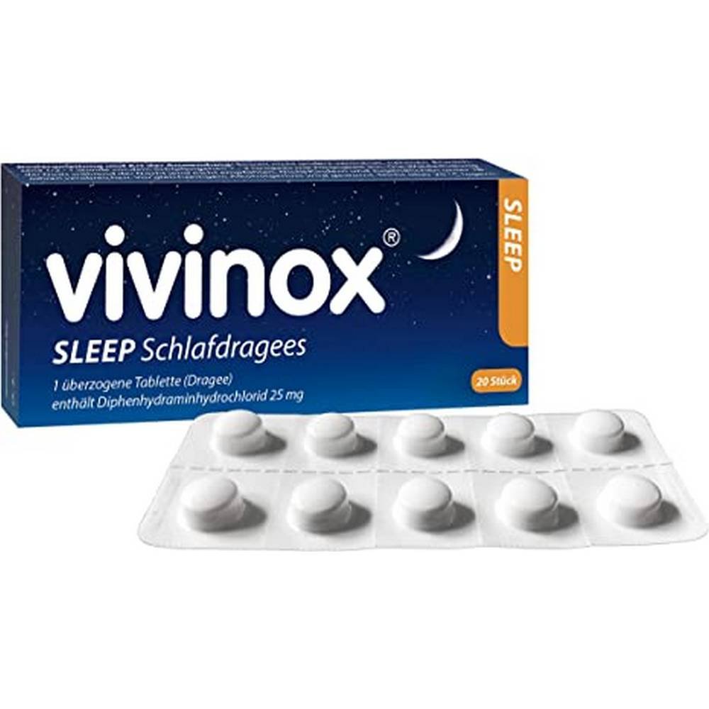 Vivinox Sleep Dragees Coated Tablets 20 pcs