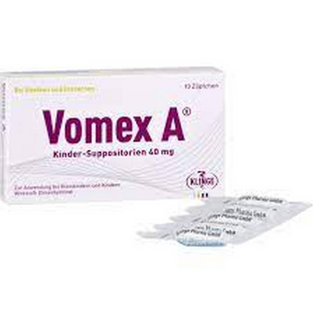 Vomex A Children's Suppositories 40 mg 10 pcs