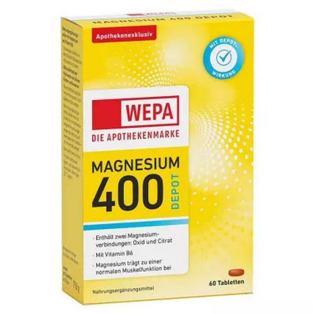 Wepa Magnesium 400 Tablets 60 Pieces